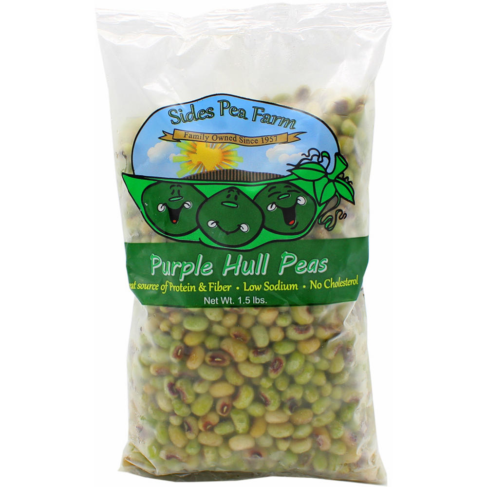 Sides Pea Farm Purple Hull Peas, 1.5 lb