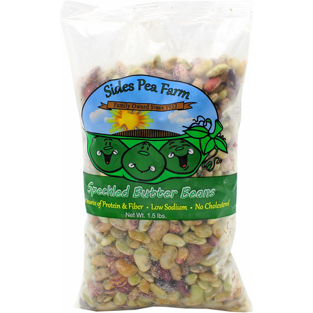 Sides Pea Farm Speckled Butter Beans, 1.5 lb