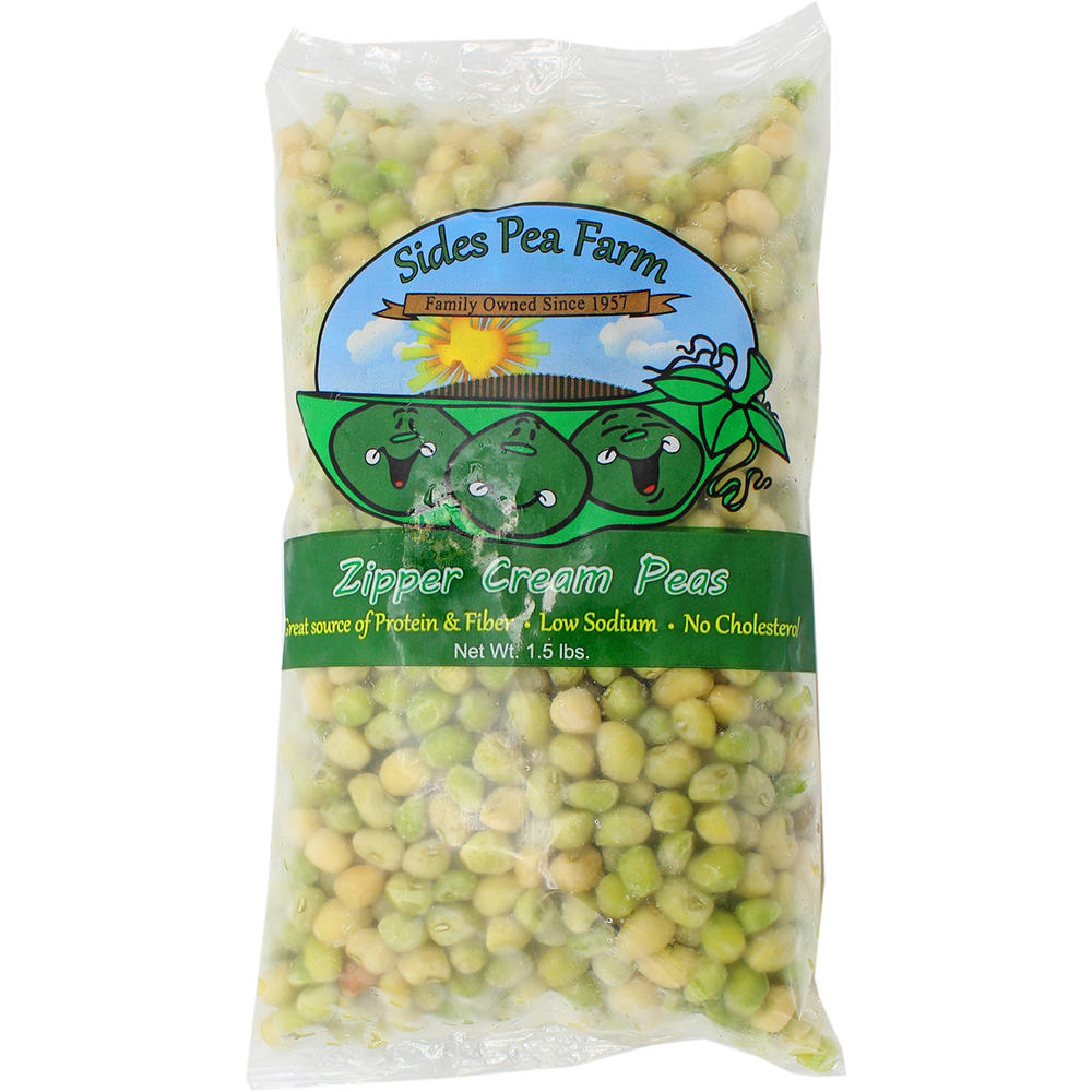 Sides Pea Farm Zipper Cream Peas, 1.5 lb