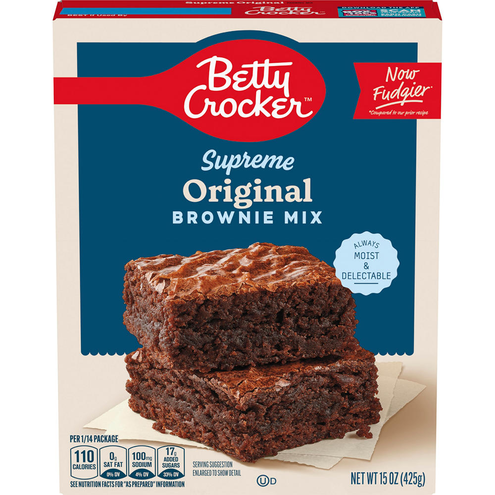 Betty Crocker Supreme Original Brownie Mix, 15 oz