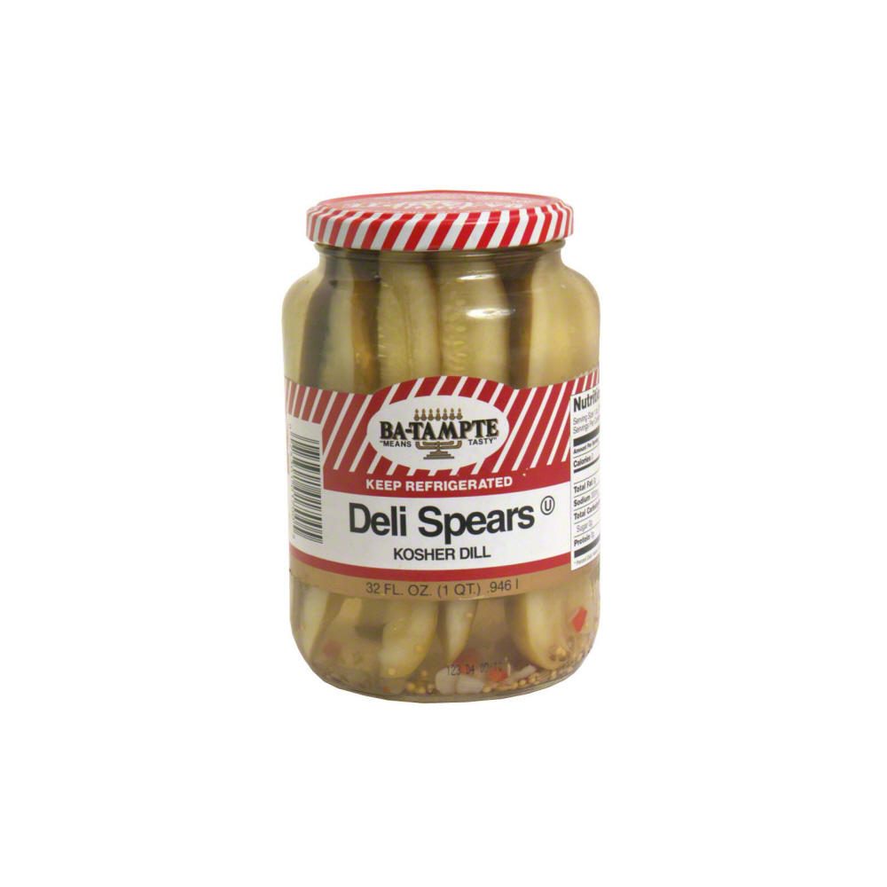 Ba-Tampte Kosher Deli Spears Kosher Dill, 32 oz