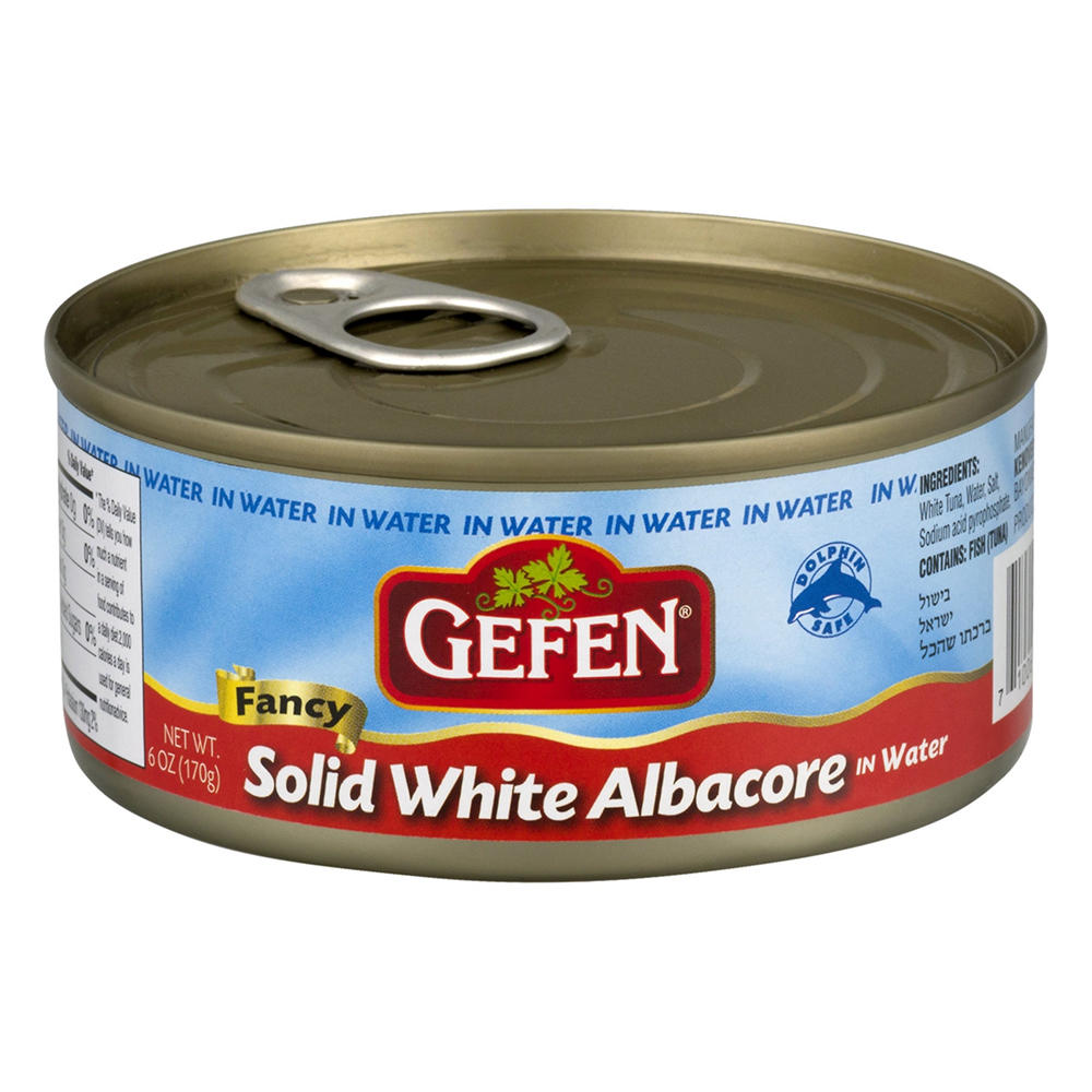 Gefen Solid White Albacore Tuna in Water, 6 oz