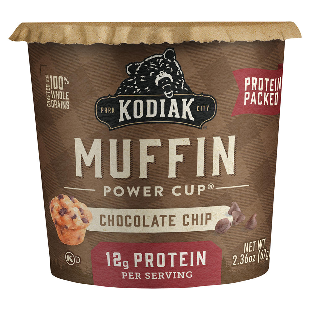Kodiak 12g Protein Muffin Power Cup - Chocolate Chip, 2.36 oz