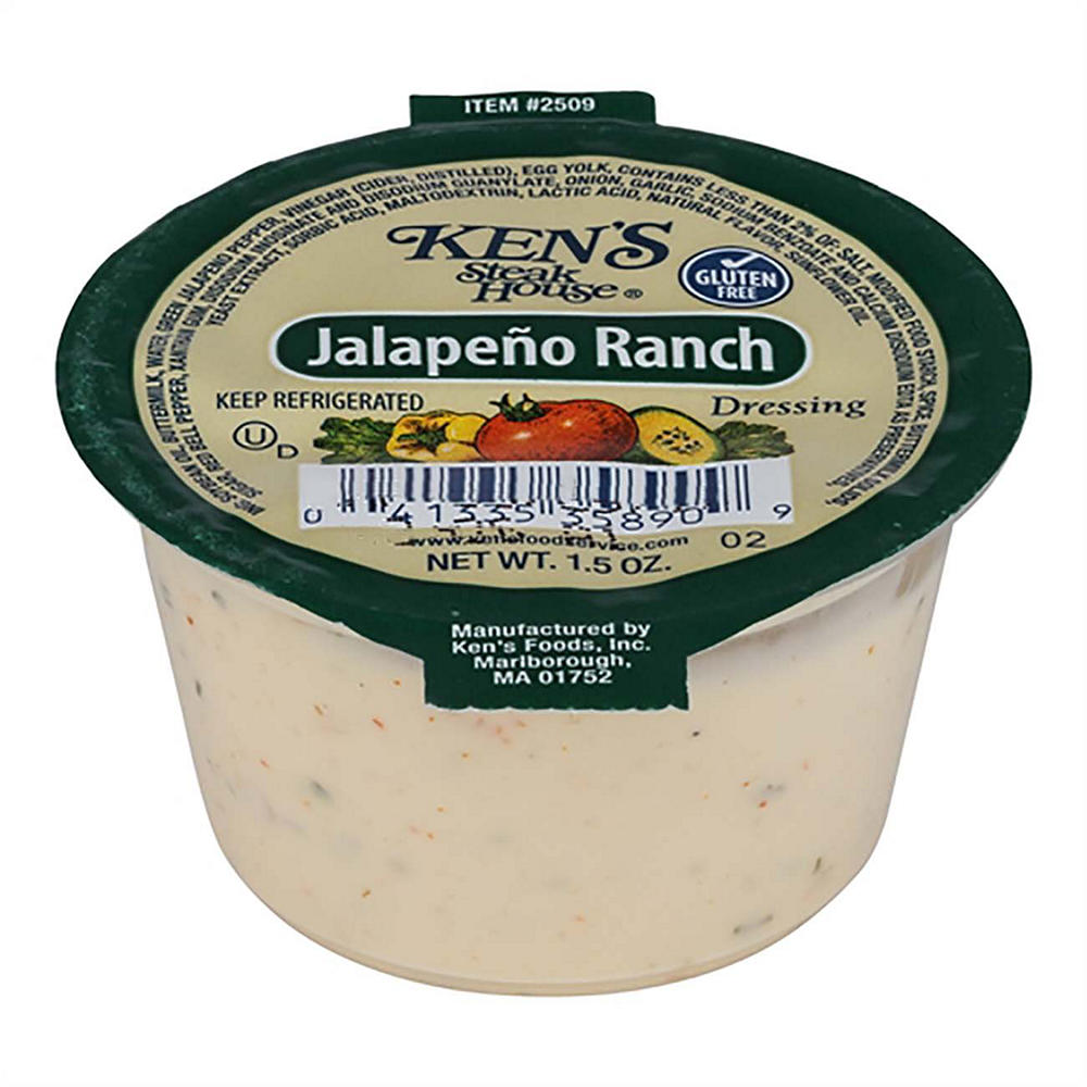 Ken's Steak House Jalapeno Ranch Dressing Cup