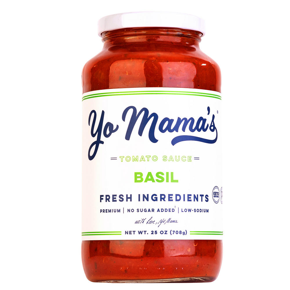 Yo Mama's Basil Pasta Sauce, 25 oz