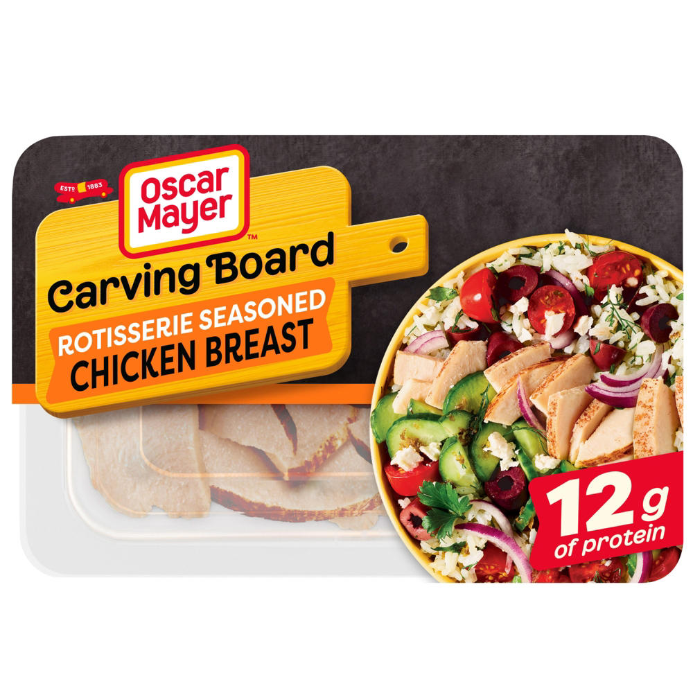 Oscar Mayer Carving Board Rotisserie Sliced Chicken Breast, 7.5 oz