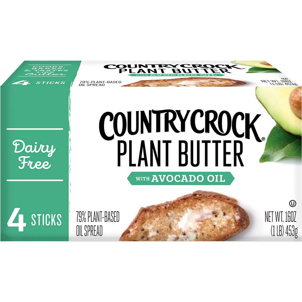 Country Crock Dairy Free Plant Butter Sticks with Avocado Oil, 16 oz