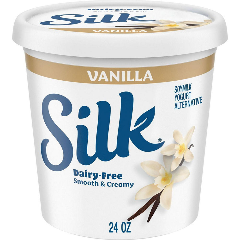 Silk Soymilk Yogurt Alternative - Vanilla, 24 oz