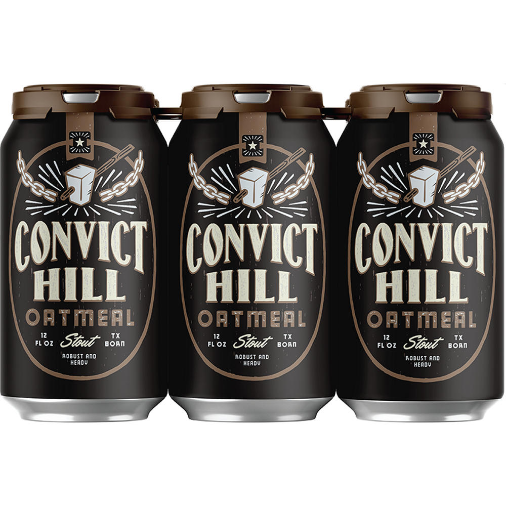 Independence Convict Hill Oatmeal Stout Craft Beer 6 pk Cans, 12 oz