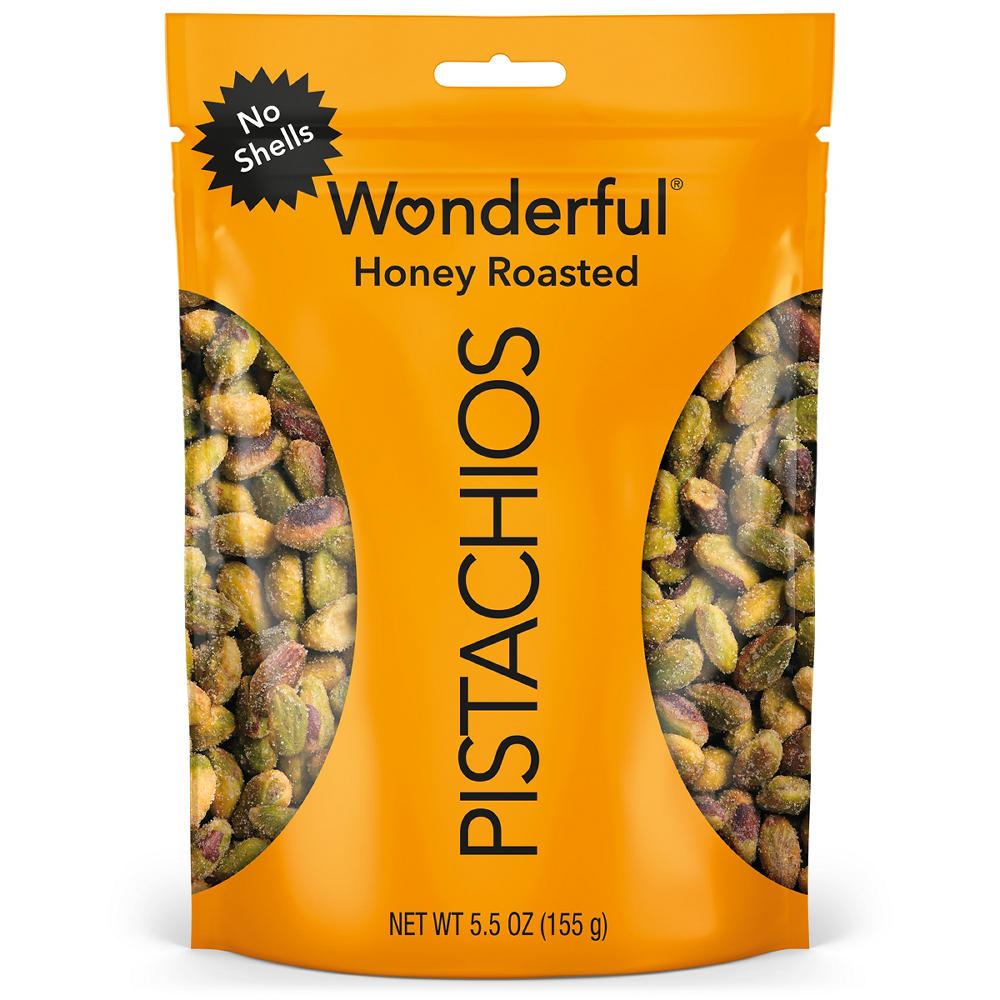Wonderful No Shell Pistachios - Honey Roasted, 5.5 oz