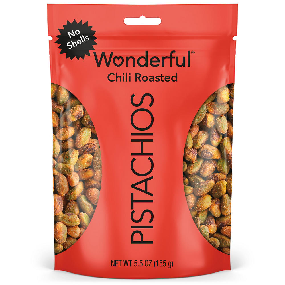 Wonderful No Shell Pistachios - Chili Roasted, 5.5 oz