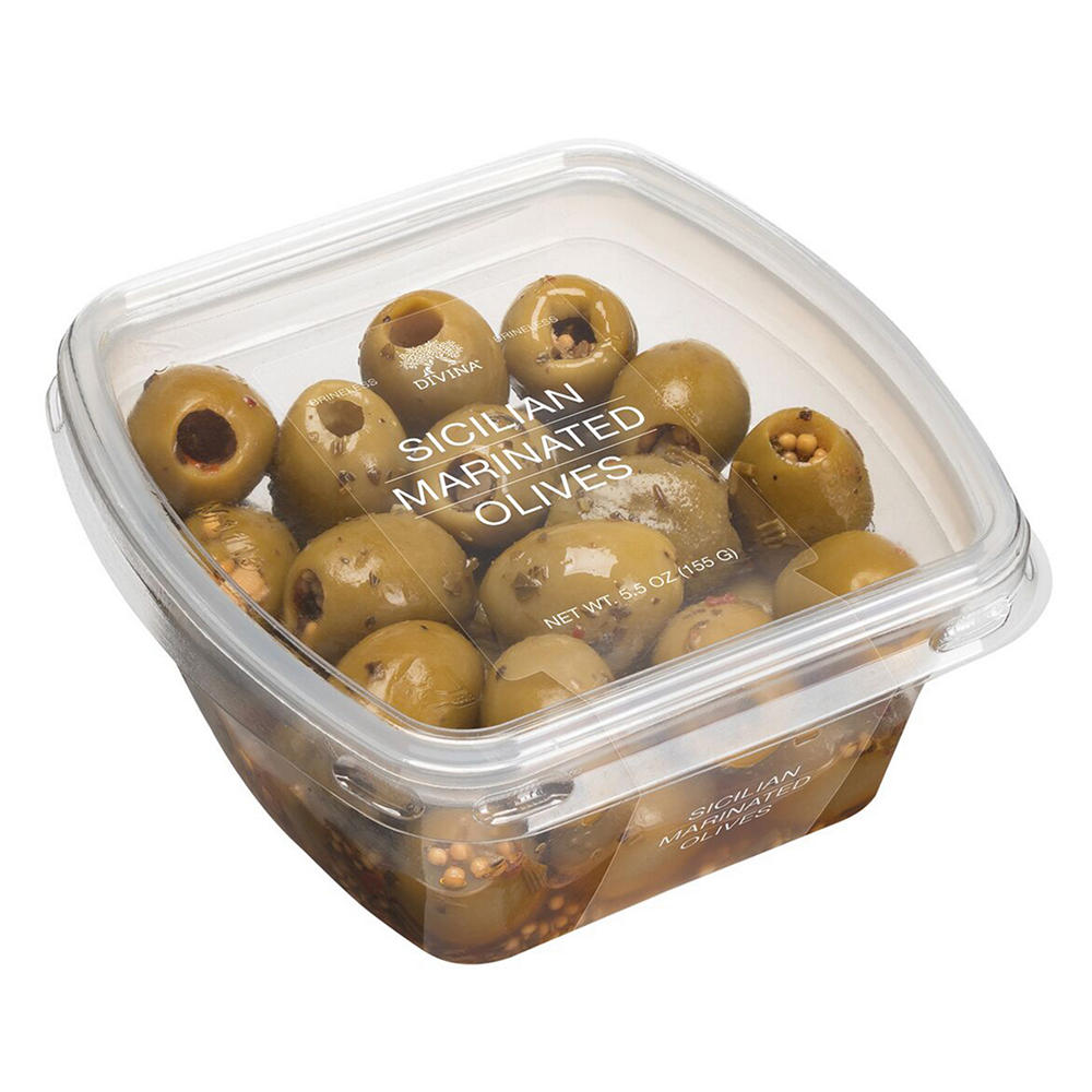 Divina Sicilian Herb Marinated Olives, 5.5 oz