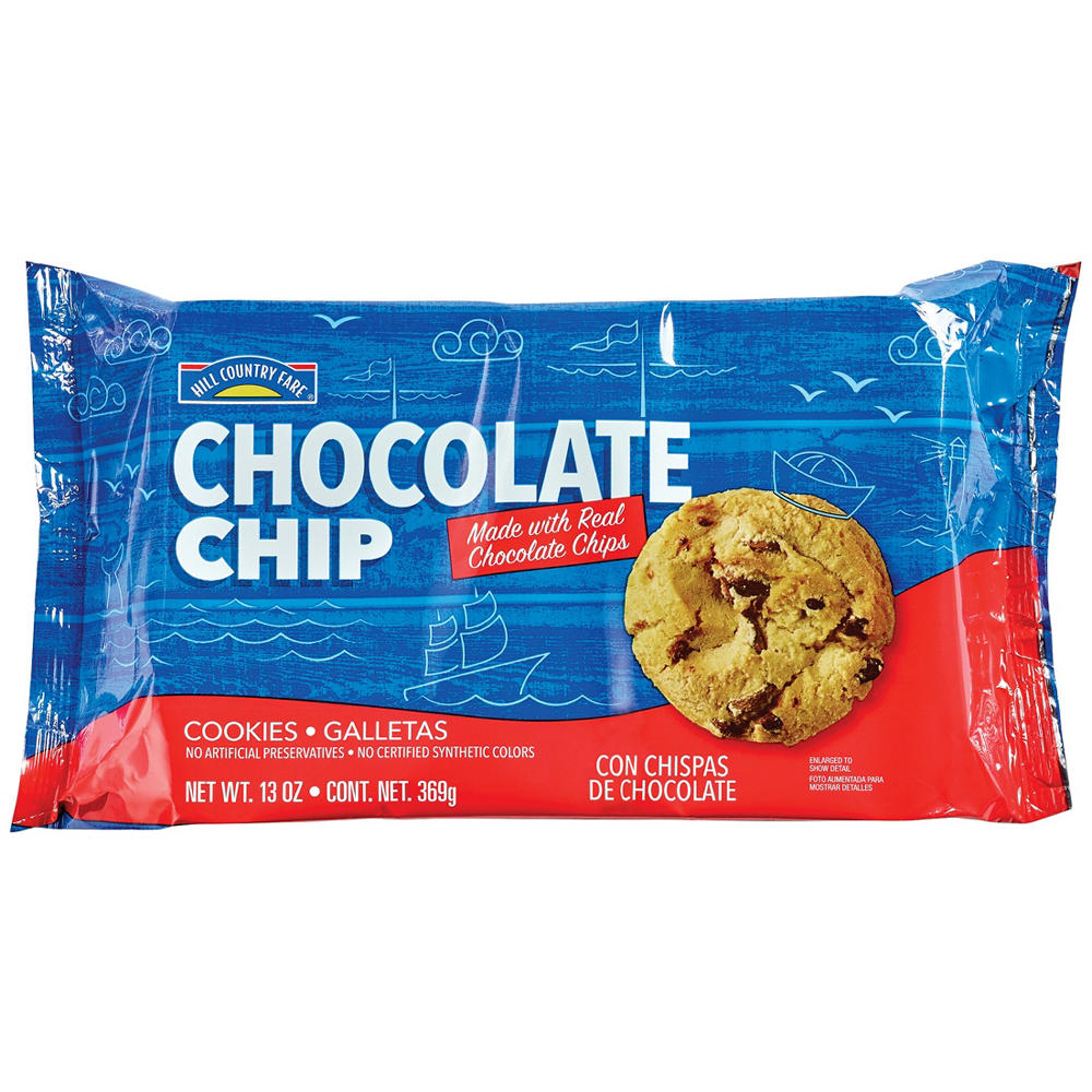 Hill Country Fare Chocolate Chip Cookies, 13 oz