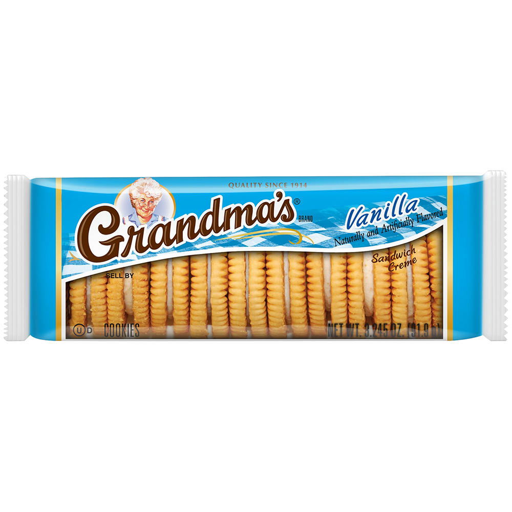 Grandma's Vanilla Creme Sandwich Cookies, 3.25 oz