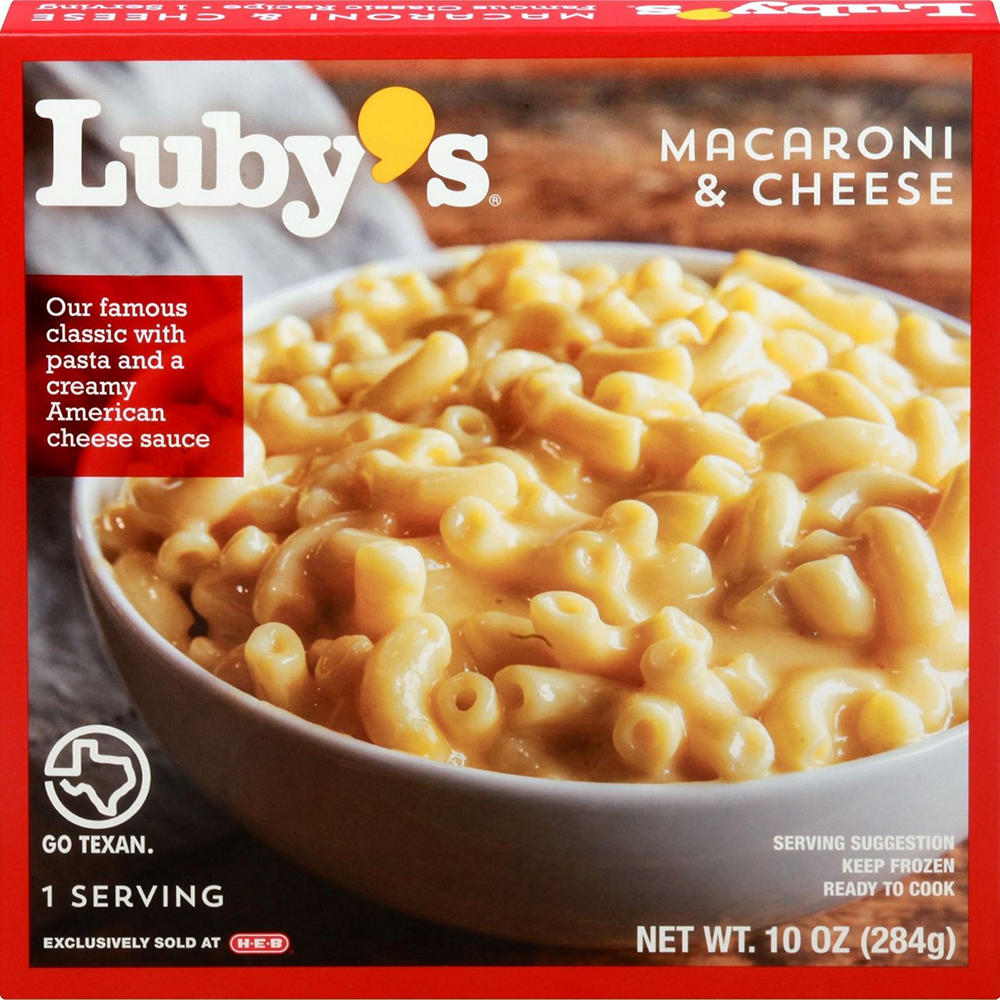 Luby's Macaroni & Cheese Frozen Meal, 10 oz
