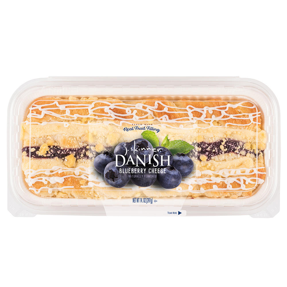 J. Skinner Blueberry Supreme Cheese Danish, 14 oz