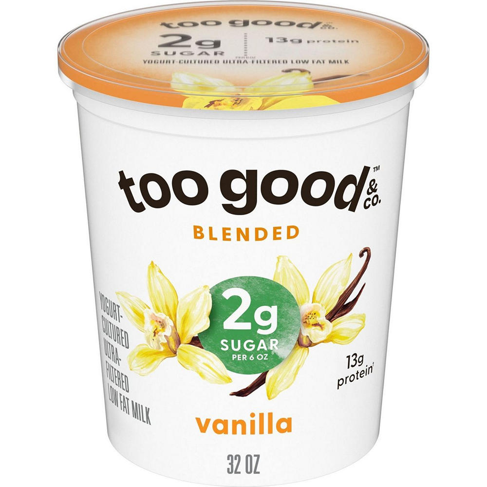 Too Good & Co. Lower Sugar Greek Yogurt - Vanilla , 32 oz