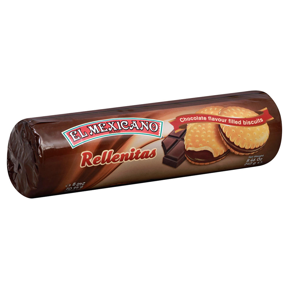 El Mexicano Rellenitas Chocolate Flavor Filled Biscuits, 8.46 oz
