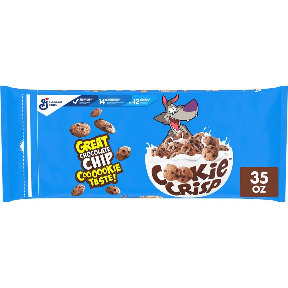 General Mills Cookie Crisp Cereal Bag, 35 oz