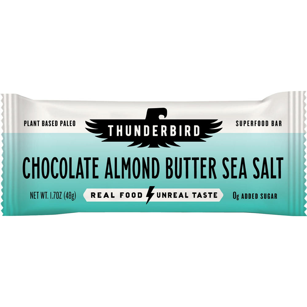 Thunderbird Chocolate Almond  Butter Sea Salt Bar, 1.7 oz