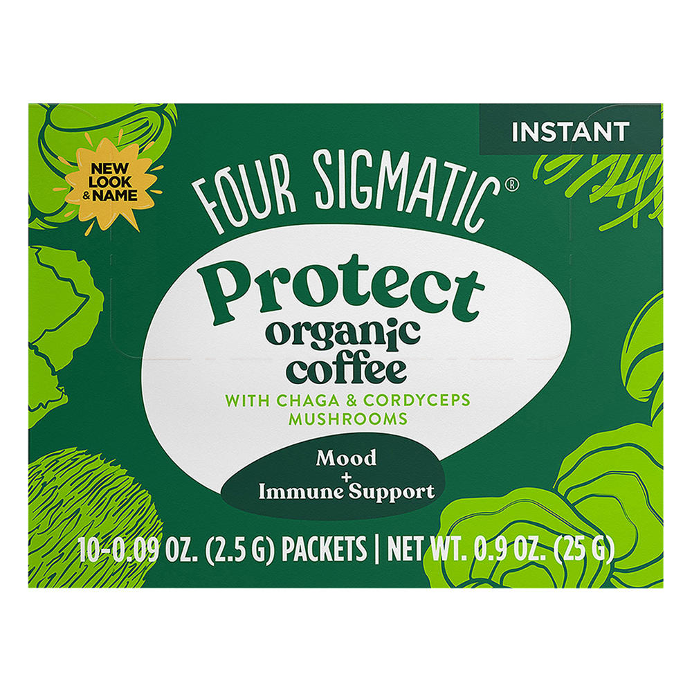 Four Sigmatic Protect Organic Coffee Mix Packets, 10 ct