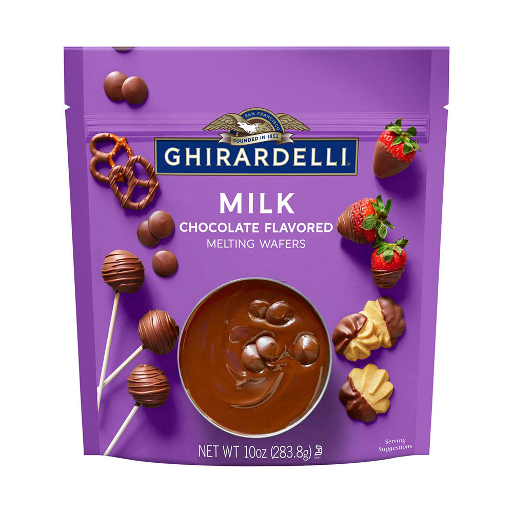 Ghirardelli Milk Chocolate Flavored Melting Wafers, 10 oz