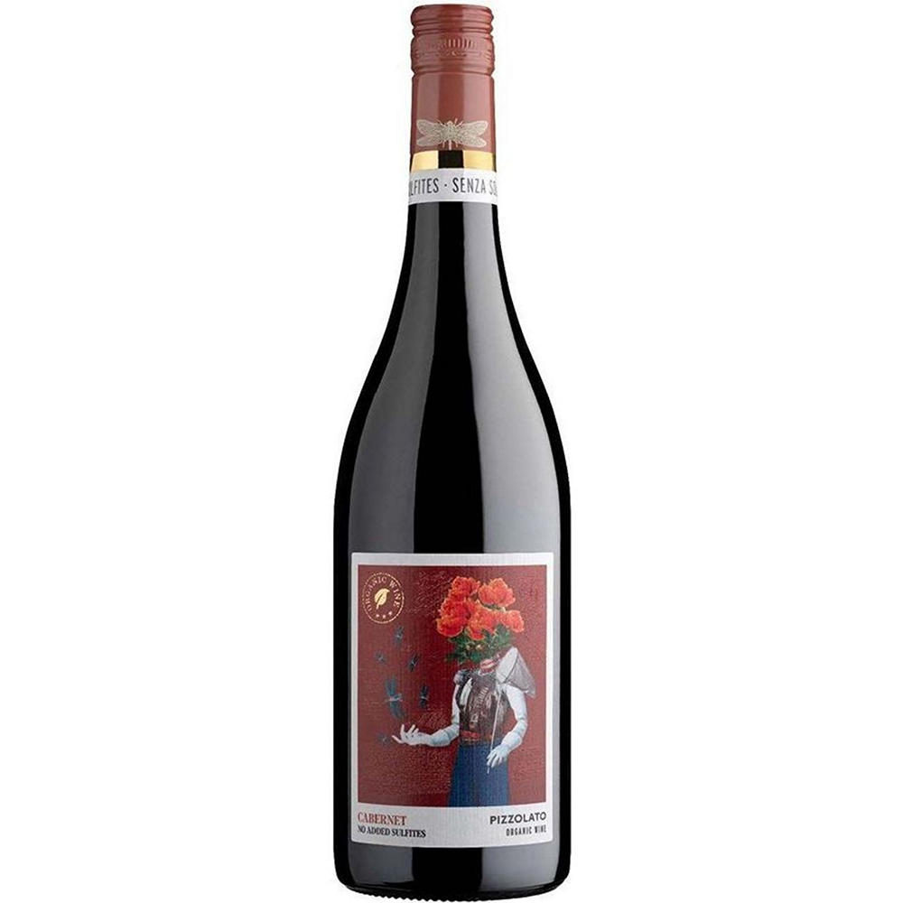 Pizzolato Organic IGT Veneto Cabernet Sauvignon Italian Red Wine, 750 mL