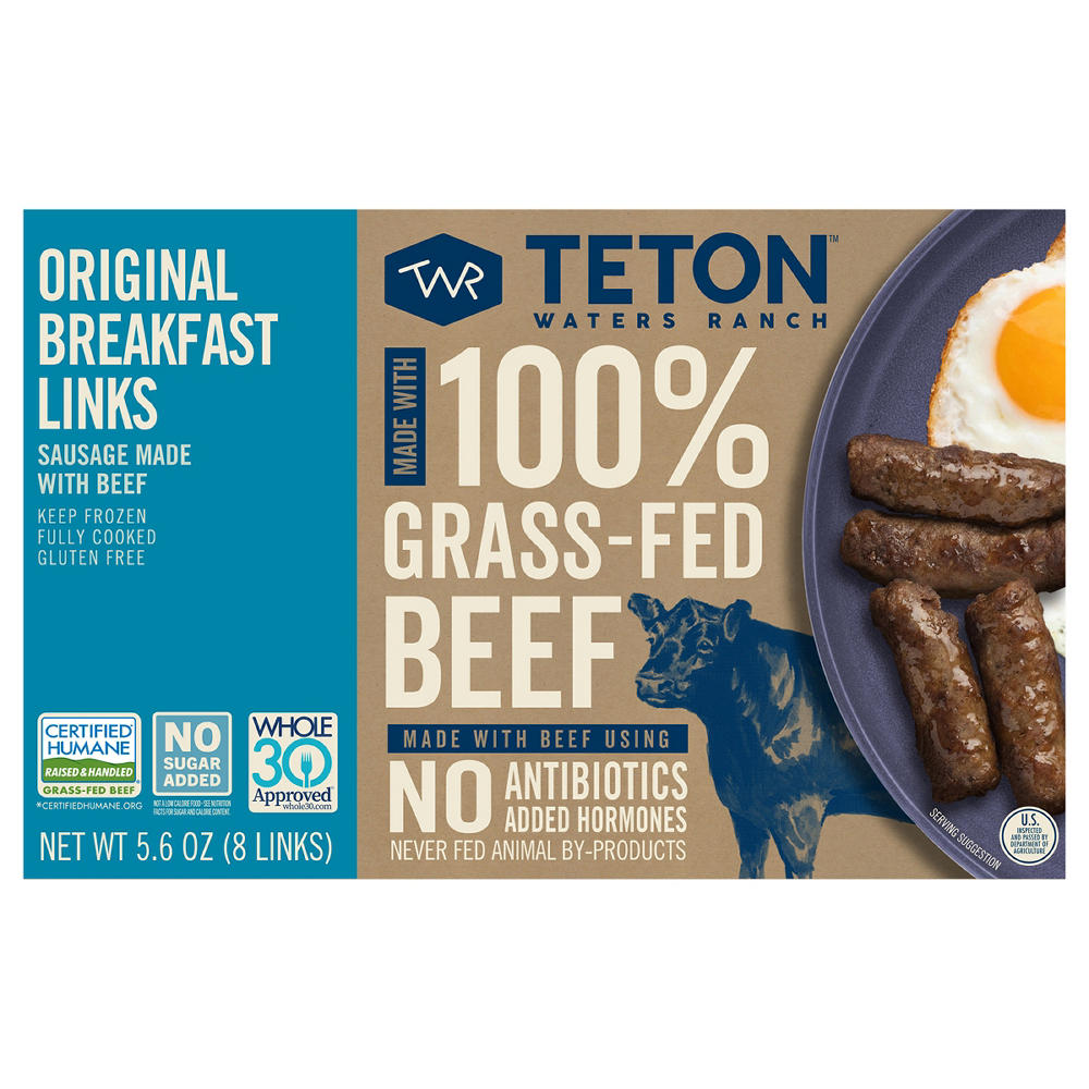 Teton Waters Ranch Original Breakfast Sausage Links, 8 ct