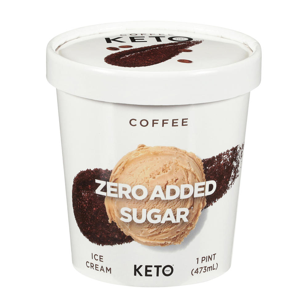 Keto Pint Zero Added Sugar Coffee Ice Cream, 1 pt
