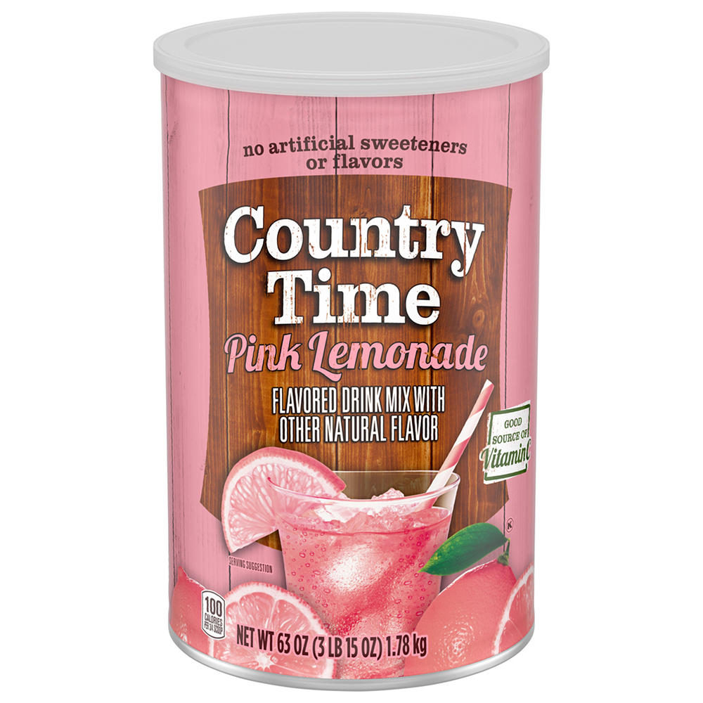 Country Time Drink Mix - Pink Lemonade, 63 oz