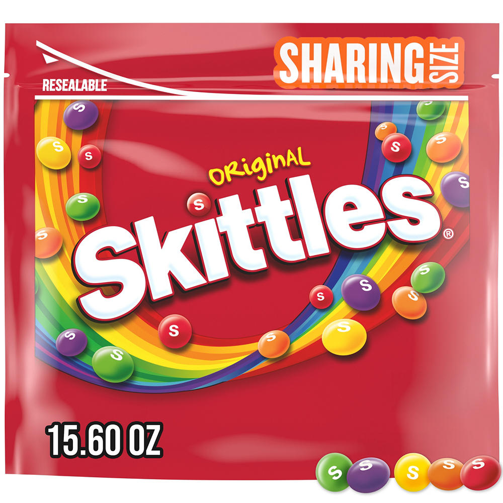 Skittles Original Chewy Candy - Sharing Size, 15.6 oz