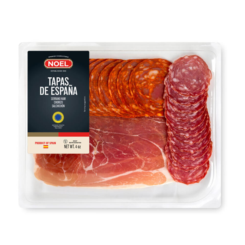 Noel Tapas de Espana - Serrano Ham, Chorizo, Salchichon, 4 oz