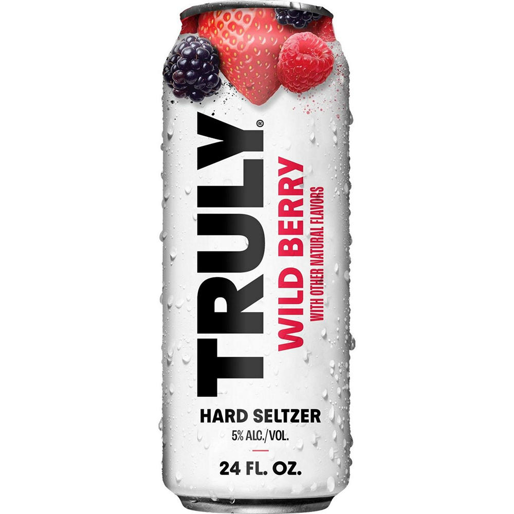 Truly Hard Seltzer Wild Berry Can, 24 oz