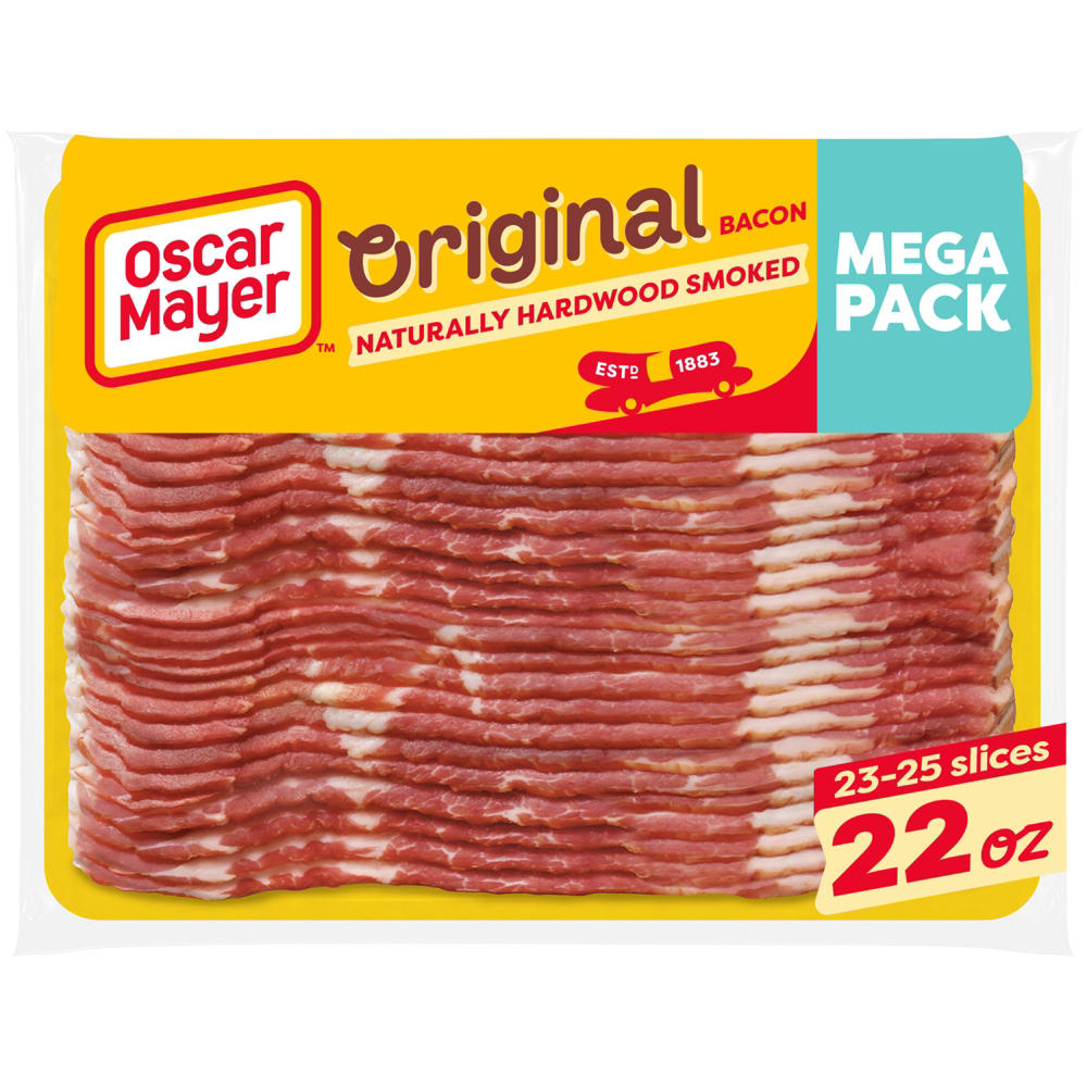 Oscar Mayer Naturally Hardwood Smoked Bacon, 22 oz