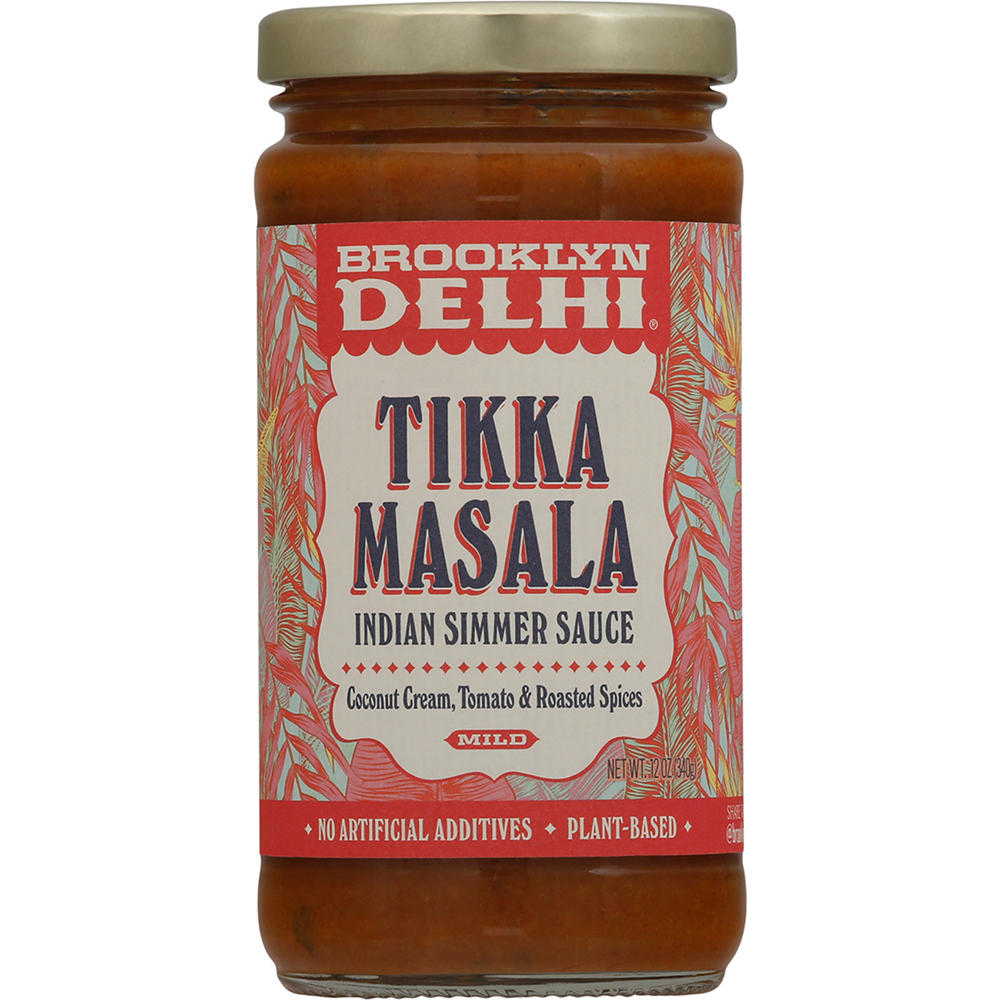 Brooklyn Delhi Tikka Masala Indian Simmer Sauce - Mild, 12 oz
