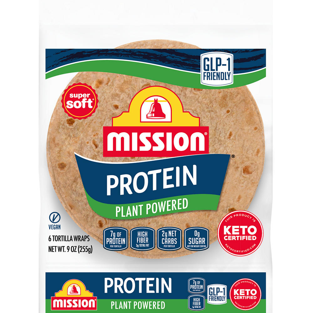 Mission Protein Tortilla Wraps, 6 ct