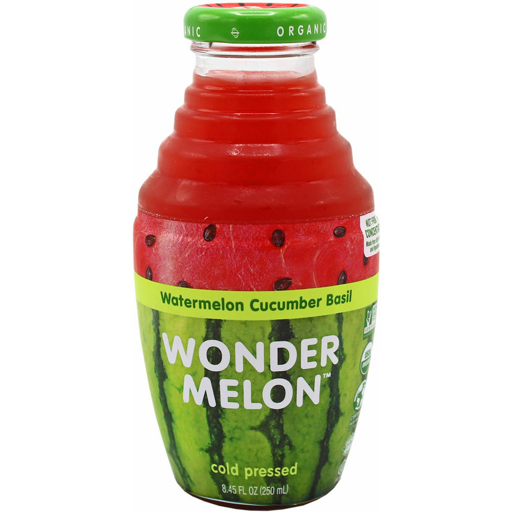 Wondermelon Watermelon Cucumber Basil Juice, 8.45 oz
