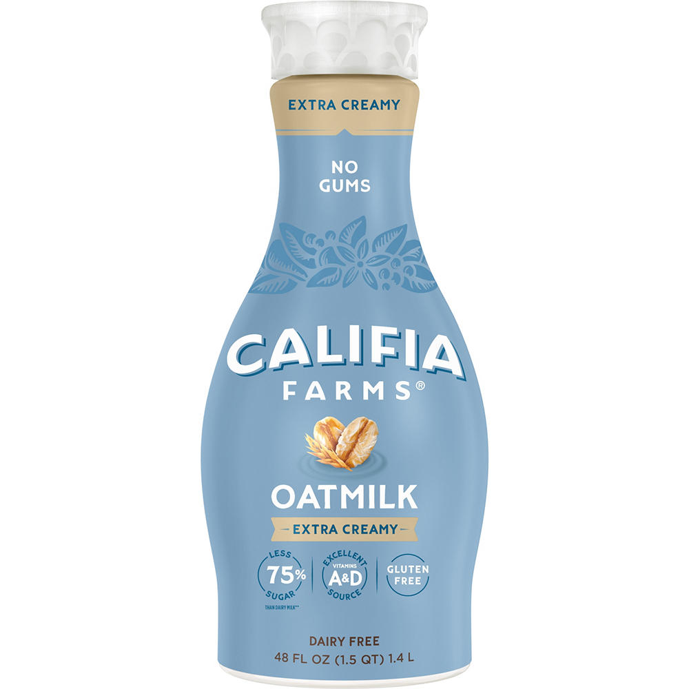 Califia Farms Dairy Free Extra Creamy Oat Milk, 48 oz