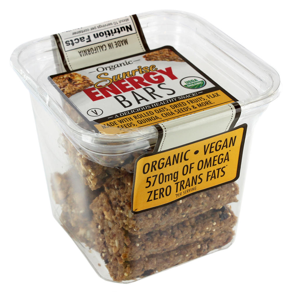 El Camino Real Bakery Organic Sunrise Energy Bar, 10 oz