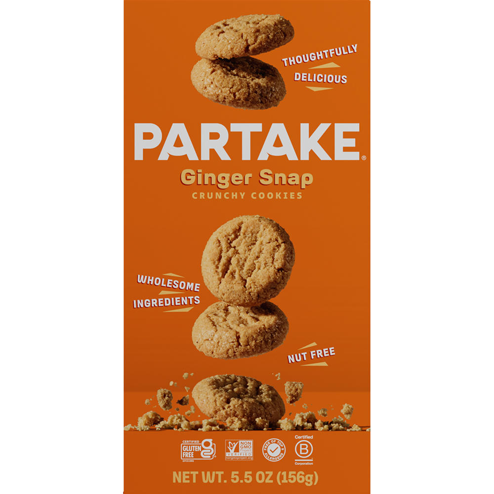 Partake Ginger Snap, 5.5 oz