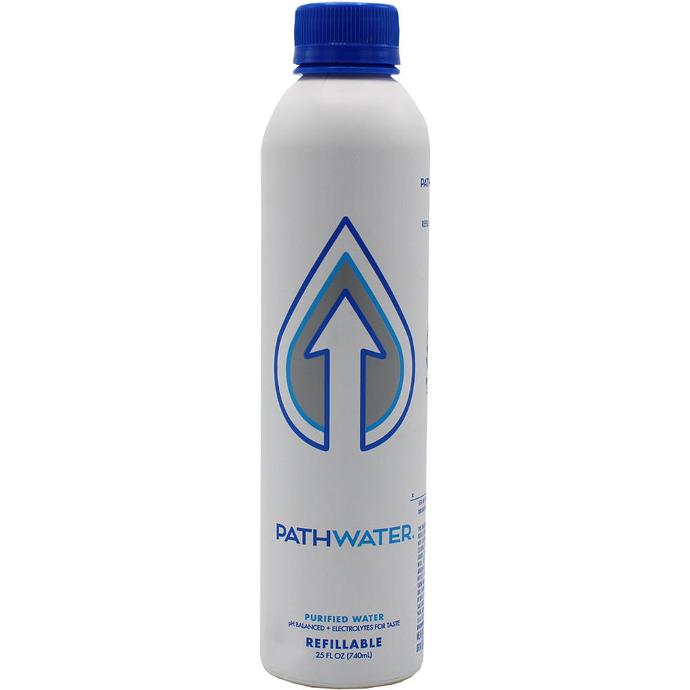 Pathwater Refillble Aluminum Bottle, 25 oz