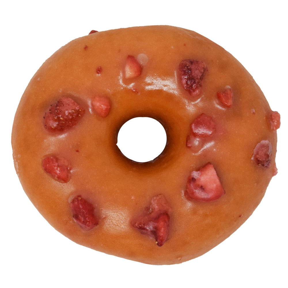 H-E-B Bakery Strawberry Flavored Glazed Donut