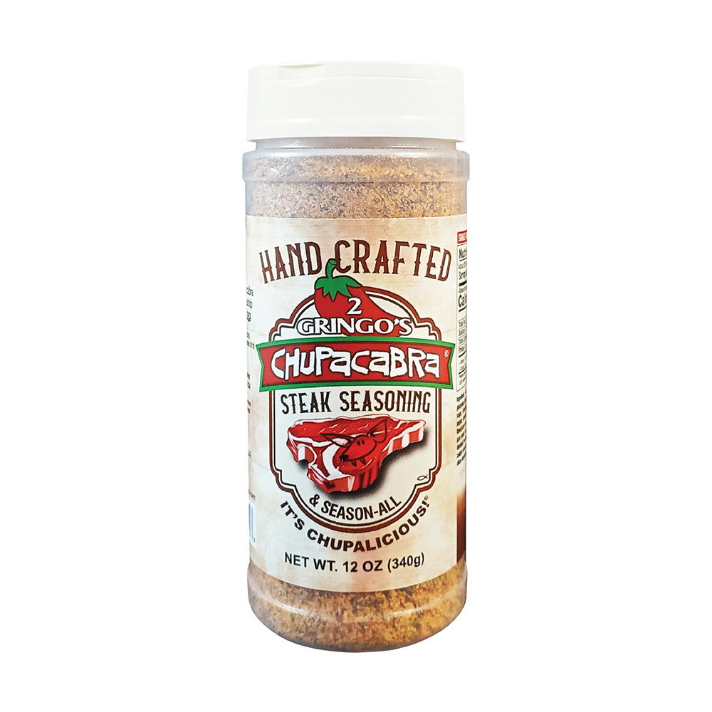 2 Gringo's Chupacabra Steak Seasoning & Season-All, 12 oz