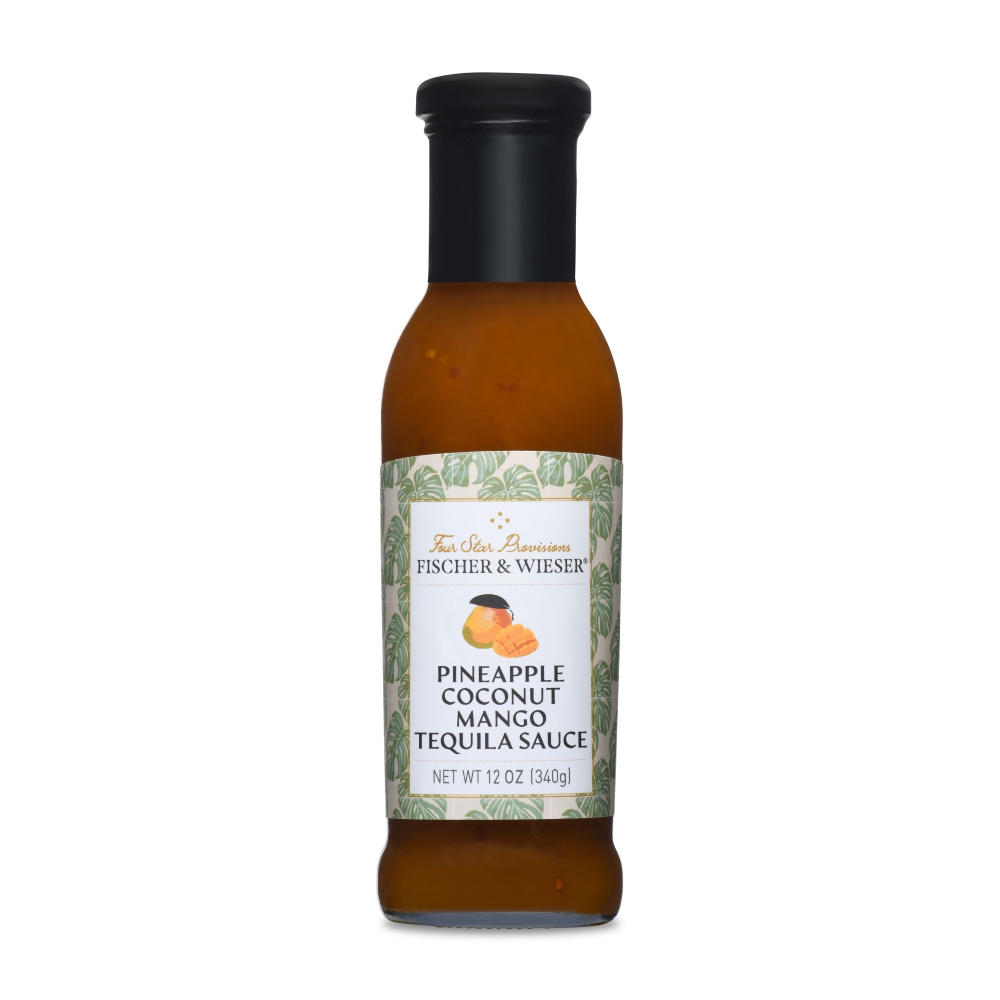 Fischer & Wieser Four Star Provisions Pineapple Coconut Mango Tequilla Sauce, 12 oz