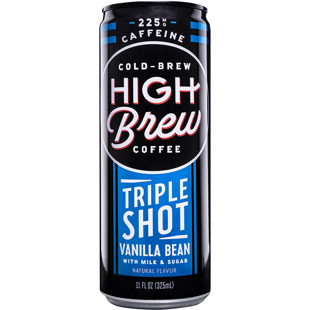 High Brew Triple Shot Vanilla Bean Coffee , 11 oz