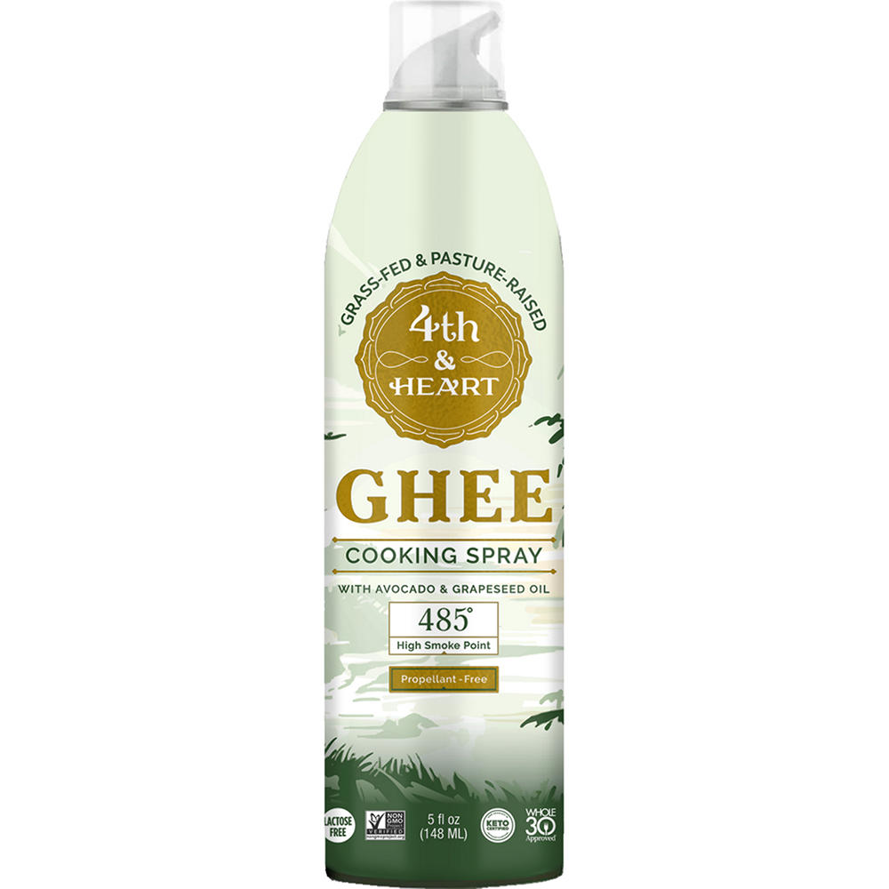 4th & Heart Ghee Cooking Spray, 5 oz