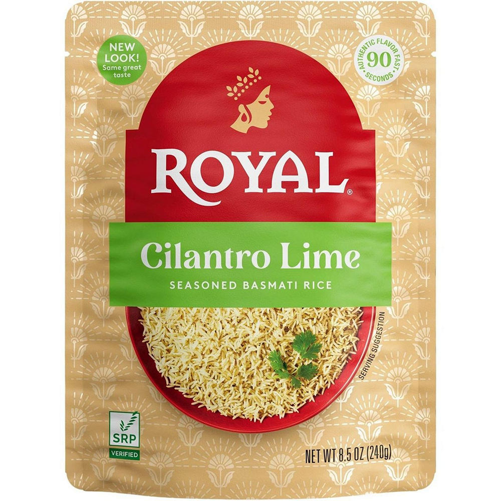 Royal Cilantro Lime Seasoned Basmati Rice, 8.5 oz