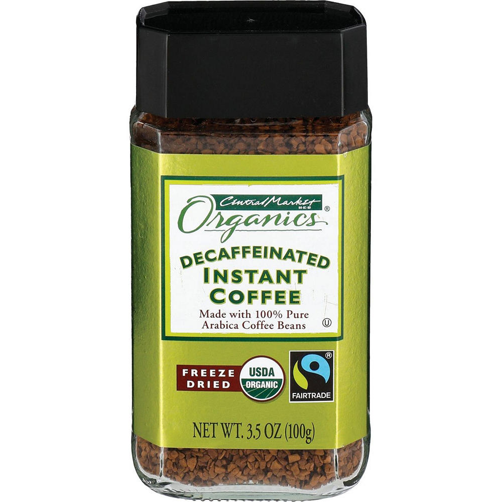 Central Market Organics Decaffeinated Instant Coffee, 3.5 oz
