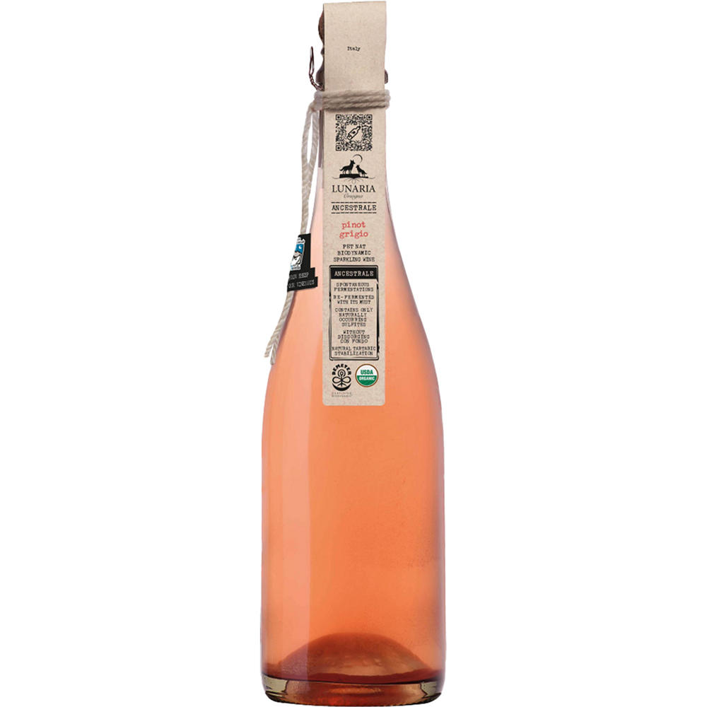 Lunaria Organic Ramoro Pinot Grigio Italy White Wine, 750 mL