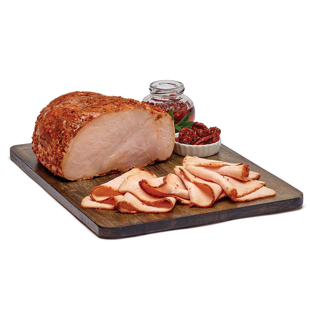 H-E-B Deli Sundried Tomato Smoked Turkey Breast, Custom Sliced, lb